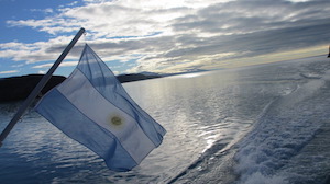 Навигация к ледникам Озера Аргентино